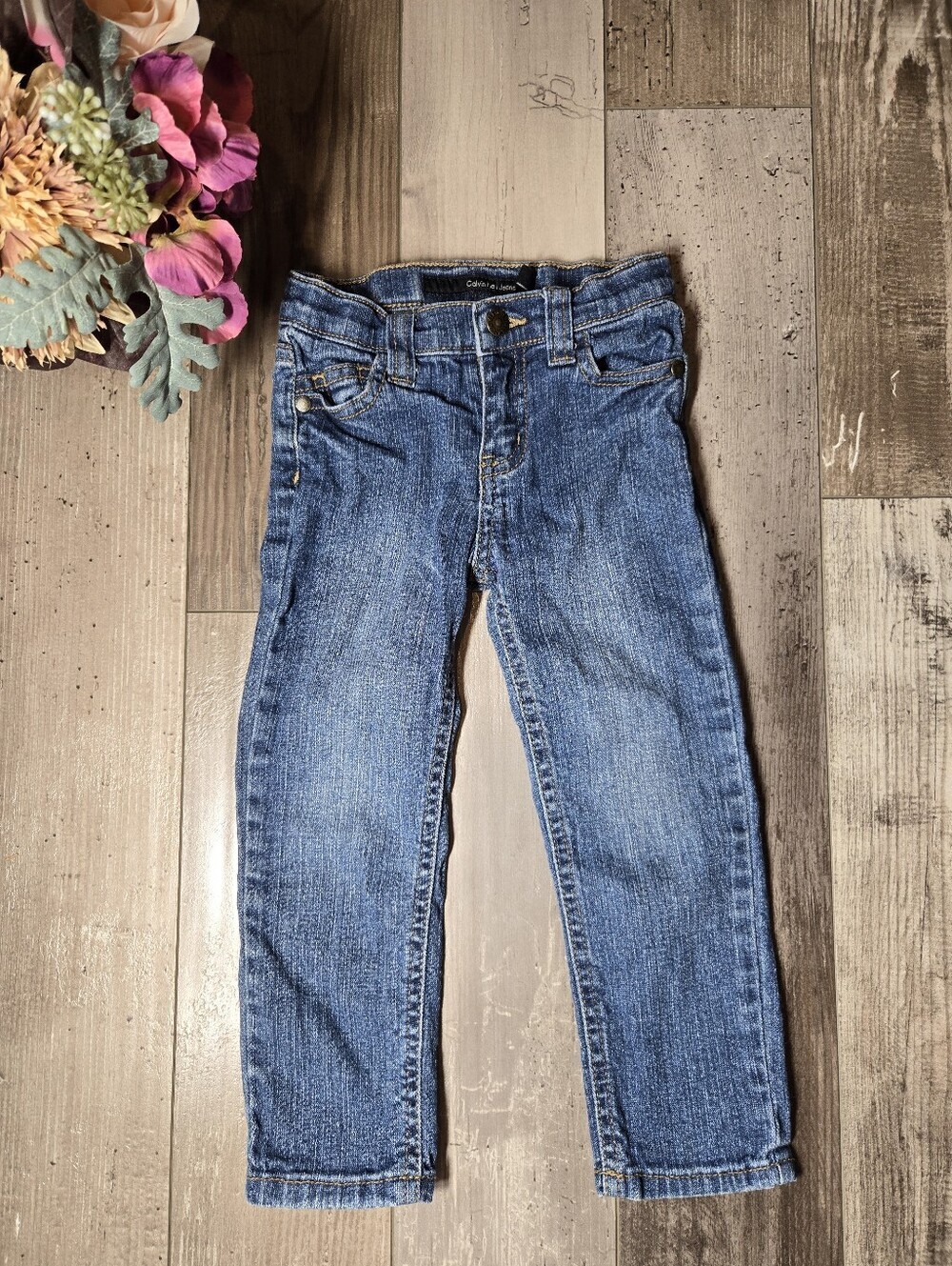 Calvin Klein Jeans Toddler Girl Denim Jeans – Size 3T